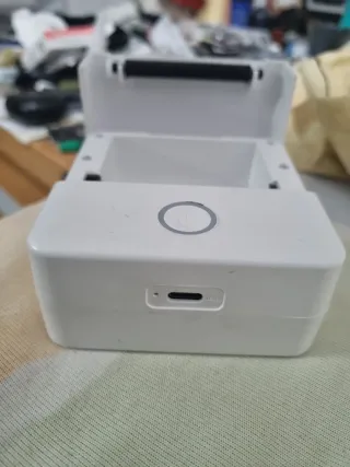 Mini impresora térmica blanca