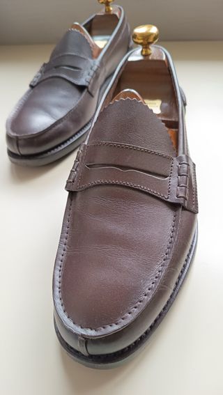 Mocassini Saxone Pelle Marrone Tg.43