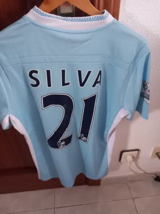 Camiseta Silva 21 Manchester City