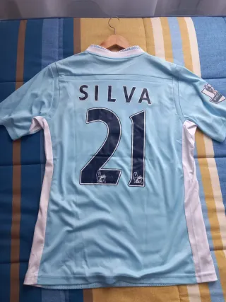 Camiseta Silva 21 Manchester City