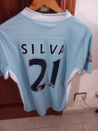 Camiseta Silva 21 Manchester City