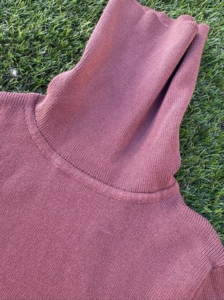 Vestido Punto Cuello Alto Lefties Talla M