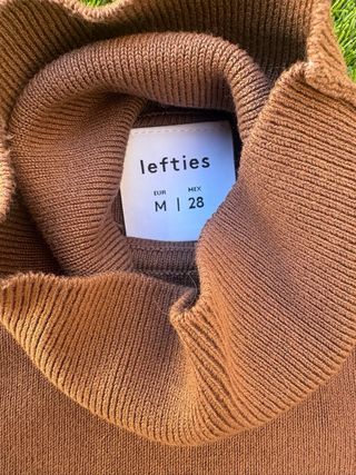 Vestido Punto Cuello Alto Lefties Talla M