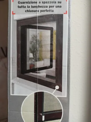 Mosquitera de aluminio marrón nueva Powerfix Profi