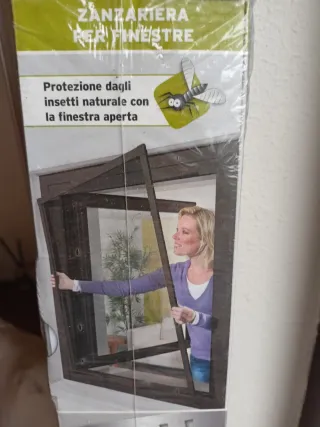 Mosquitera de aluminio marrón nueva Powerfix Profi