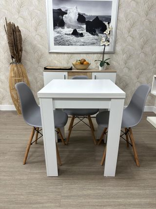 Mesa Extensible en Oferta + 4 Sillas Modernas