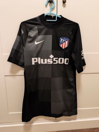 Camiseta Atlético de Madrid Nike Negra/Gris
