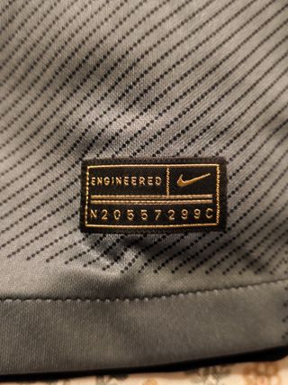 Camiseta Atlético de Madrid Nike Negra/Gris