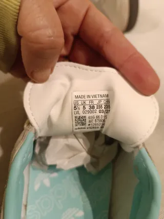 Zapatillas Adidas Samba Talla 38 Beige/Marrón