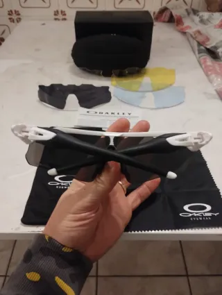 Occhiali da sole Oakley Radar EV Bianchi