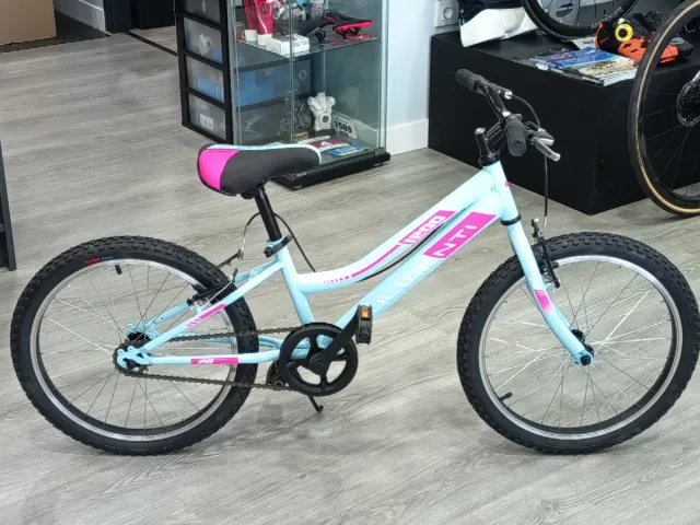 Bicicleta niña 20 azul y rosa