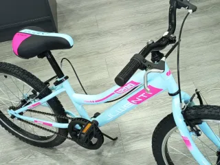 Bicicleta niña 20 azul y rosa