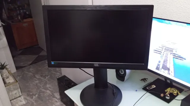 Pantalla de ordenador GEL negra 20 pulgadas