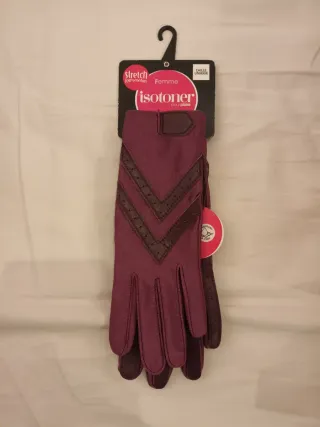 Guantes Isotoner Lycra Mujer Talla Única
