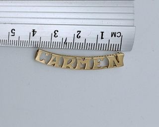 Colgante nombre Carmen   REF 011-03-00426