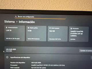 MSI GL65 i7-9750H RTX 2060
