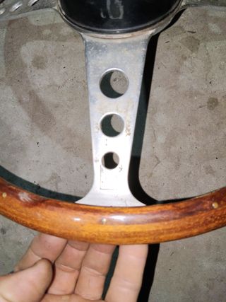 Volante Nardi Madera y Aluminio