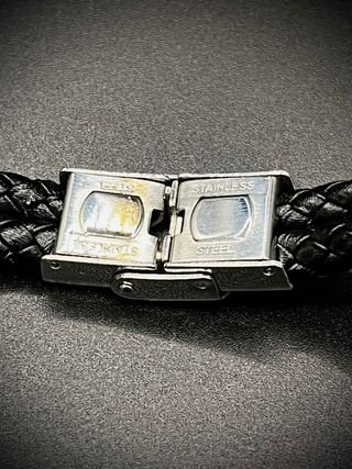 Pulsera Marea Hombre Cuero y Plata