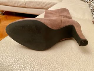 Stivali scamosciati marroni n. 39