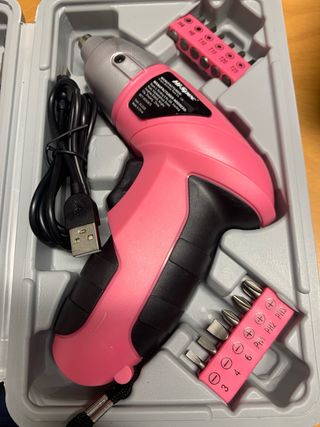 Maletín Herramientas Eléctrico Rosa