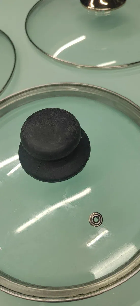 Juego 3 Tapas Olla/Sartén Cristal y Metal