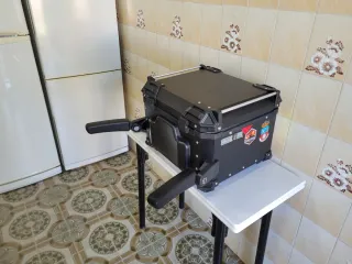 Baúl aluminio para motocicleta