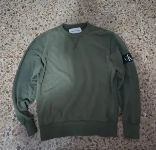 Felpa Calvin Klein Jeans verde taglia XS