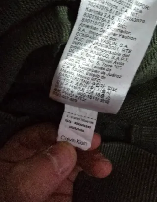 Felpa Calvin Klein Jeans verde taglia XS