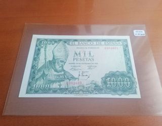 Billete 1000 pesetas 1946 número bajo!