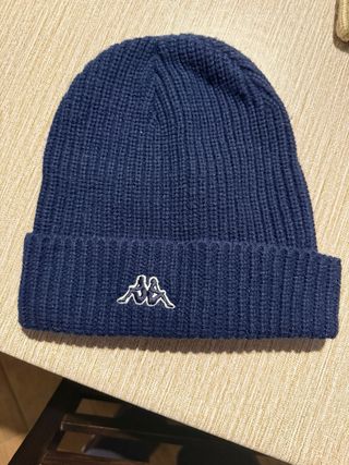 3 Cappellini Lana Kappa panna Blu Grigio