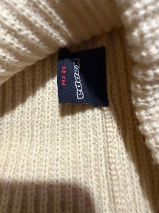 3 Cappellini Lana Kappa panna Blu Grigio