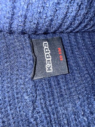 3 Cappellini Lana Kappa panna Blu Grigio