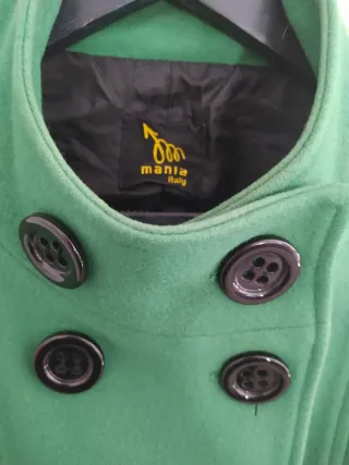 Abrigo verde Mania talla 44