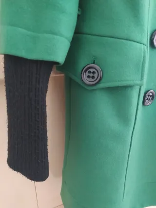 Abrigo verde Mania talla 44