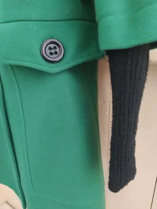 Abrigo verde Mania talla 44