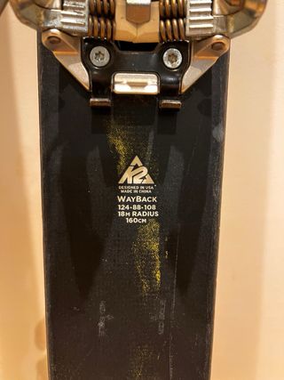 Esquís de travesía K2 WAYBACK 88 de 1,60m