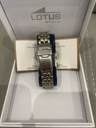 Reloj Lotus Mujer Oro y Plata