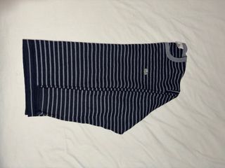 Jersey Lacoste Lana Rayas Azul/Gris