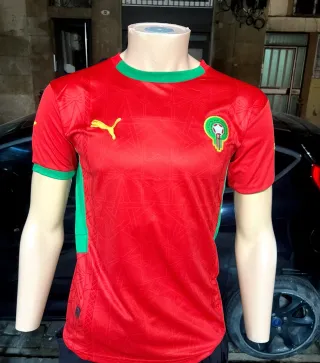 Camiseta Marruecos Puma Roja de talla S a XL