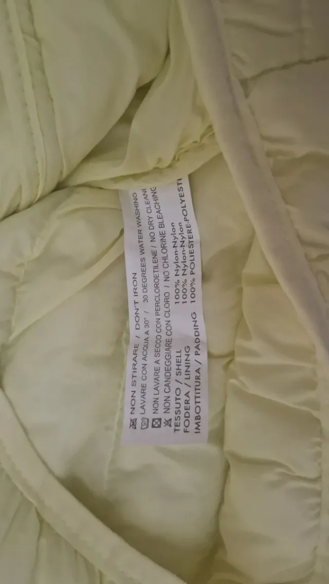 Giubbino 100 grammi donna giallo taglia S