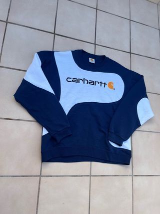 Sudadera Carhartt Azul y Blanca