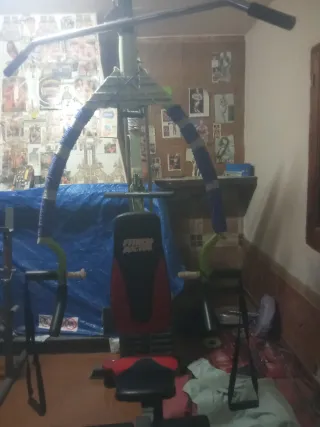 Máquina de gimnasio pecho, espalda,negociable