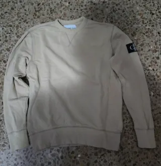 Felpa Calvin Klein Jeans Beige