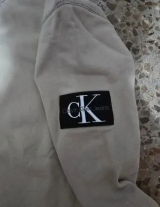 Felpa Calvin Klein Jeans Beige
