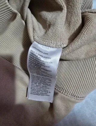 Felpa Calvin Klein Jeans Beige