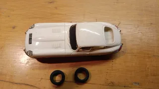 Coche Scalextric Jaguar E ref. 34 Blanco