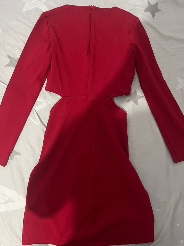 Vestido Zara Rojo con Aberturas