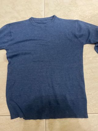 Jersey azul de punto
