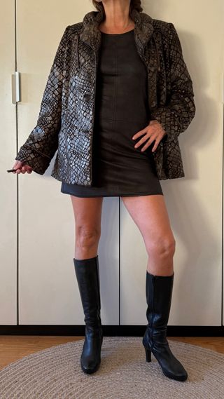 Chaqueta Artein Madrid Marrón y Dorado