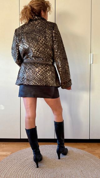 Chaqueta Artein Madrid Marrón y Dorado